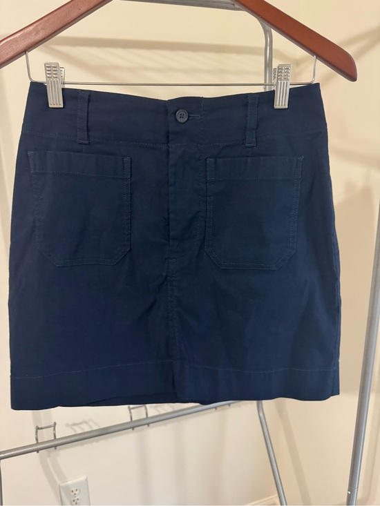 Maeve Dresses & Skirts - Maeve Anthropologie Navy Skirt XS Patch Pocket